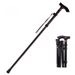 Outdoor Folding Hiking Pole Five-section Telescopic Old Man Crutch Travel Hiking Stick Stick Stick_desvips.com