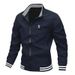 Men's Lightweight Autumn Shirt Vacation Daily Soft Pocket Spring & Fall Plain Fashion Classic Lapel Jacket_desvips.com