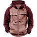 Men's New Fashionable Multi Pocket Hooded Sweatshirt_desvips.com