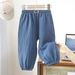 Child's Summer Boys, Comfortable Pants, Fashionable Lantern Toddlers, Lightweight Anti-Mosquito Pants For Young_desvips.com