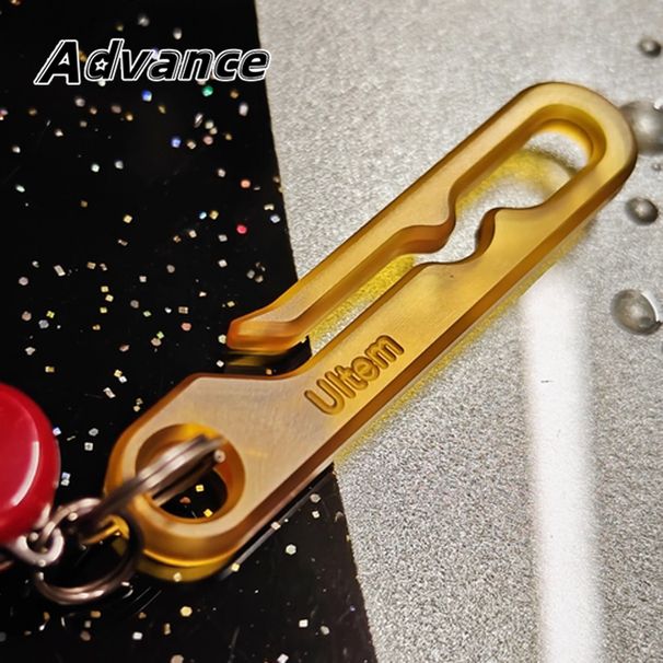 CNC Plastic Keychain PEI Belt Buckle EDC Outdoor Tool_desvips.com