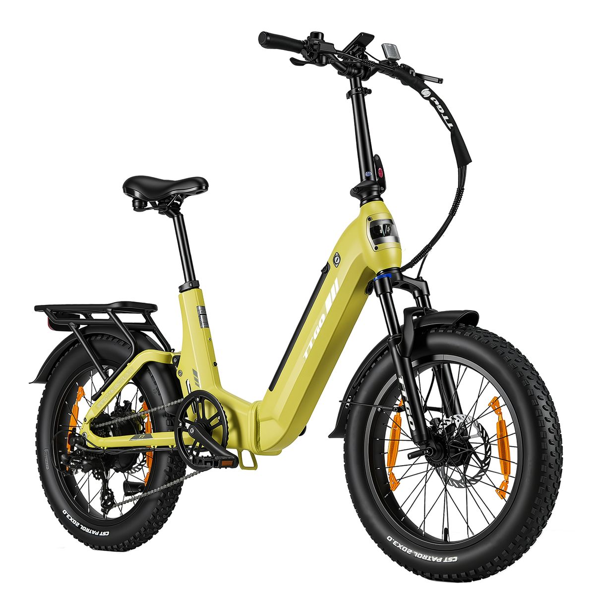 TTGO F7 Folding Electric Bike, 48V 15Ah Battery, Hydraulic Disc Brakes_desvips.com