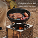 Firewood Mini Stainless Steel Grill Camping Picnic Folding Charcoal Stove Outdoor BBQ Rack_desvips.com