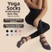 Women's Yoga Pilates Socks Non-Slip Short Cotton Sports Floor Socks For All Season Fitness And Dance_desvips.com