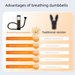 Dumbbell Capacity Trainer Breathing Lung Training Resistance Pelvic Floor Muscle Yoga_desvips.com