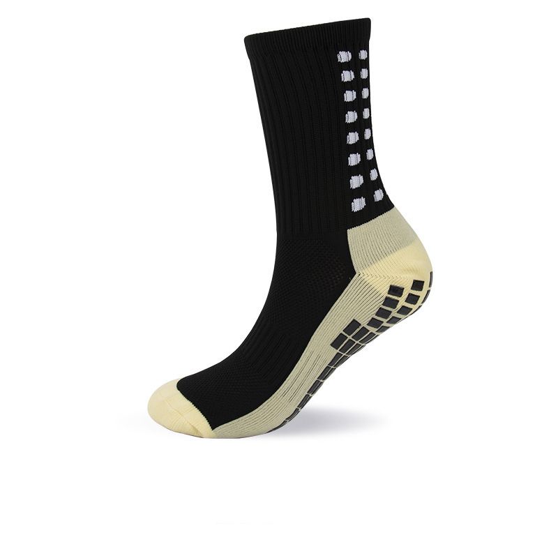 Soccer Socks Hot Selling Football Socks With Glue And Non Slip Mid Tube Socks With Towel Bottom Running Sports Socks_desvips.com