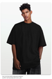 260G Color Double Yarn American Heavy Short Sleeve T-shirt For Men And Women_desvips.com