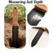Hori Hori Garden Knife With 7-inch Stainless Steel Blade, Heavy Duty Gardening Tool, Full-Tang Wooden Handle With Hanging Hole And Oxford Sheath For W_desvips.com