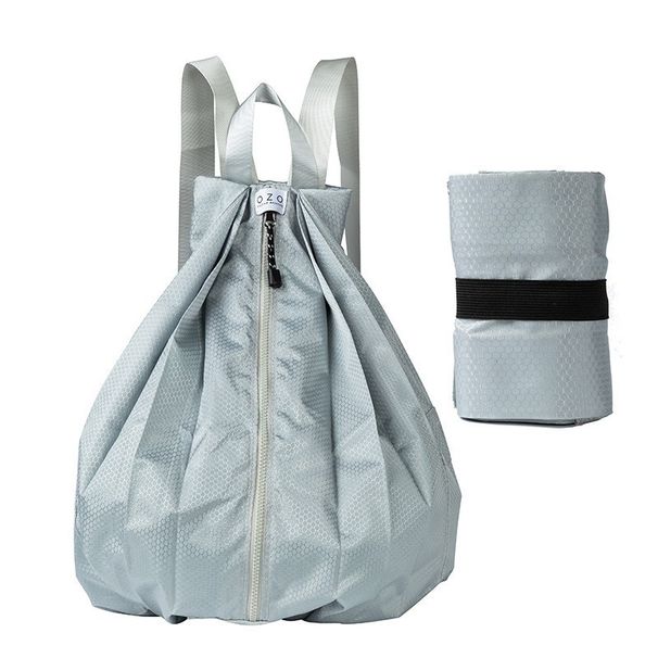 New Outdoor Thickened Waterproof Sports Backpack, Portable Travel Bag, Nylon Foldable Bag_desvips.com