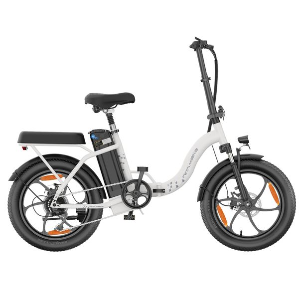 WITAMBIKE C16 (Made In EU) White/Black Electric Bicycle For Adults 48V 16Ah 250W 7-Speed Disc Brake_desvips.com