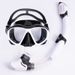 Snorkeling equipment Diving mirror Snorkel set Large frame silicone diving mask Full dry snorkel_desvips.com