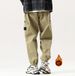High-quality Cotton Woven American Camouflage Trendy Brand Retro Loose Three-dimensional Large Pockets Functional Leggings And Velvet Overalls_desvips.com