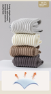 Long Stacked Yoga Socks Pure Cotton Cotton Yarn Stockings Non-slip Pilates Women's Calf Socks Boneless Sports Socks_desvips.com