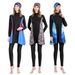 Muslim Swimwear Swimsuit Three-piece Set Women's Sunscreen Hat Print Conservative Swimsuit_desvips.com