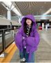 2024 New Bow Winter Korean Down Cotton Short Hooded Thickened Fashion Small Coat_desvips.com