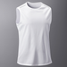 Summer Men's Outdoor Sports Vest Shoulder Sleeveless Loose T-shirt Cross-border European Size Thin Quick-drying Fitness T-shirt_desvips.com