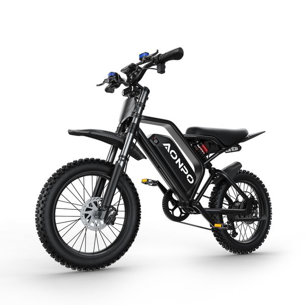 AONPO V21 Electric Motorcycle For Adults – 52V 20Ah Removable Battery, 17"×4" Fat Tires_desvips.com
