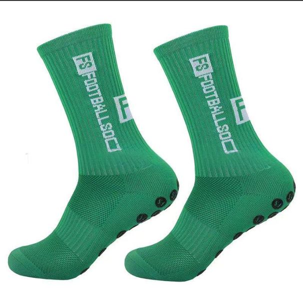 Soccer Socks Non Slip Mid Tube Suction Cup Professional Running Sports Football Dotted Mesh Breathable Socks_desvips.com