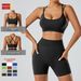 Rongxinwu High Intensity Seamless Yoga Bra Shockproof Fitness Top Tight Fitting Running Sports Vest_desvips.com