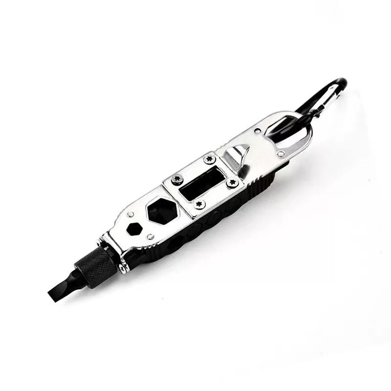Multifunctional Mini Screwdriver Outdoor EDC Keychain Shape Screwdrivers Portable Steel Repair Tool_desvips.com