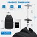 OIWAS Fashion Business Backpack With Lever Roller Function,Large Capacity Travel Set,Suitable For Both Men And Women_desvips.com