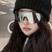 Windproof Cycling Glasses Men, Large Frame Ski Goggles, Mountaineering Sunglasses, UV Protection Sunglasses Women,_desvips.com