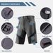 ROCKBROS Cycling Shorts Men's Shorts MTB Cycling Shorts Shorts Asian Sizes M-4XL_desvips.com