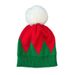 European And American Style Knitted Autumn Winter Warm Pom Hat Merry Christmas Bell H_desvips.com