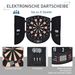 Electronic Dart Board With Cabinet Doors – 26 Games & 185 Variations English Voice Prompts LED Display 6 Darts Supports Up To 8 Players_desvips.com
