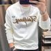 Autumn Winter New Round Neck Sweatshirt Jacket Top Trendy Brand Base Letter Print Long Sleeve Fashionable Casual Men's_desvips.com