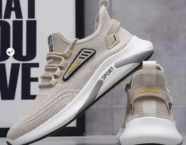 2025 Spring And Autumn New Breathable Korean Style Trendy Canvas Casual Lightweight Non-Slip Running Sports Men's Shoes_desvips.com