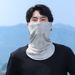 Nylon Men's Sun Protection Gaiter, Thin Ice-feel UV Protection, Women's Summer Neck Protector And Face Mask_desvips.com
