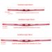 Mountain Bike Straight Horizontal 620/720/780mm Aluminum Alloy Bicycle Handlebar Accessories_desvips.com