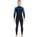 Men's One-Piece Thin Diving Suit Snorkeling Surfing Long Sleeve Sun Protection Jellyfish Quick-Dry Swimsuit_desvips.com