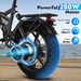 OOK-TEK E20 Foldable Electric Bike, 48V 15AH Battery, Front & Rear Suspension_desvips.com
