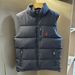 Autumn Winter New Men's Cotton Vest Loose Embroidered Windproof Stand Collar Classic Internet Celebrity Unisex Versatile_desvips.com