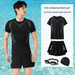 Swimwear Plus Size Trunks Hot Spring Top Men's Swim Shorts Anti-Embarrassment Swimming Gear Full Set_desvips.com
