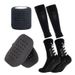 Adult thickened short leg football socks strap set men's and women's adhesive non-slip socks_desvips.com