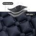 PACOONE Outdoor Camping Sleeping Pad Folding Sleep Beach Inflat Mattress With Pillows Ultralight Air Mat Travel Hiking_desvips.com