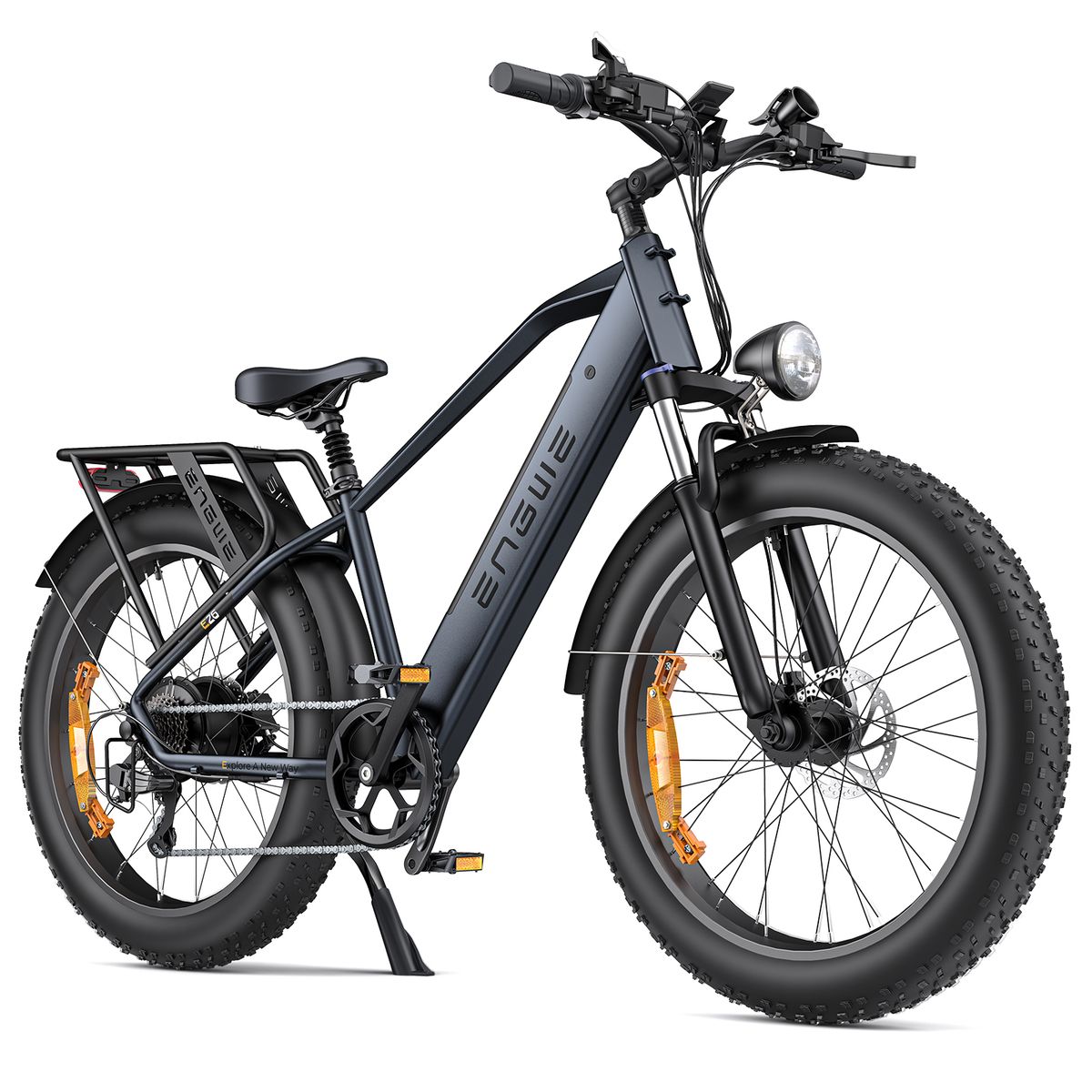 ENGWE Electric Bicycle, Mountain Bike, 48V 16Ah Battery, Up To 150km Range, Electric Bike With 26 X 4 Inch Fat Tires, 250W Motor, Max. 25km/h, E26_desvips.com