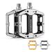 ROCKBROS Aluminum Bike Pedals 11×10cm Platform Trekking & Downhill Flat Pedals_desvips.com