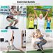 Cross-border Gradient Color TPE Latex Material Multi-functional Yoga Fitness Elastic Squat Resistance Band_desvips.com