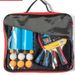 Table Tennis Racket Set 4-pitch 6-ball With Mesh Rack Retractable Portable Packaging Set_desvips.com