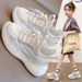 Sports 2025 New Spring Summer Breathable Mesh Children's Fashion White Shoes Big Girls' Sneakers_desvips.com