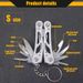 Pocket Knife Folding Portable Fold Outdoor Tactical Hunting Survival Rescue Multipurpose Pliers Repair Tools_desvips.com