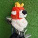 Cute French Fries Big Nose Dog Golf Club Cover No. 1 Wooden Cap Cover Small Wooden Cover Golf Supplies_desvips.com