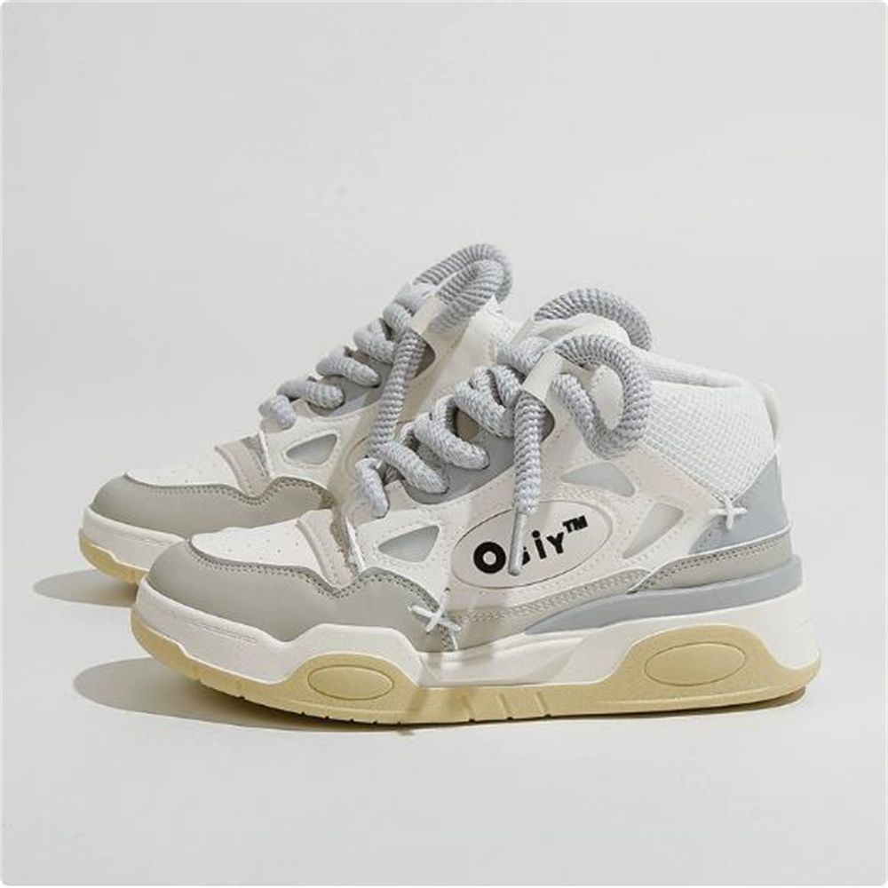 Spring Autumn 2027 Fashion Sneakers Youth/Men High Top Lace-Up Breathable Thick Sole Non-Slip Wear-Resistant Running Shoes 39-45_desvips.com