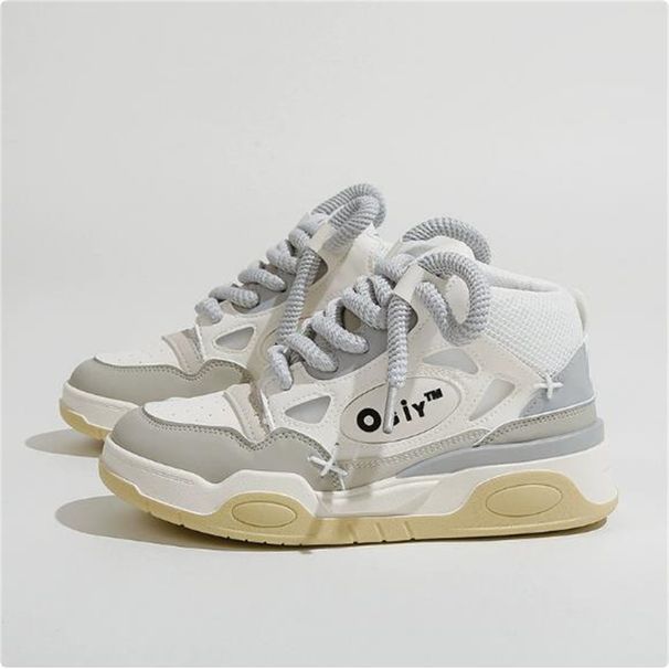 Spring Autumn 2027 Fashion Sneakers Youth/Men High Top Lace-Up Breathable Thick Sole Non-Slip Wear-Resistant Running Shoes 39-45_desvips.com