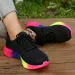Rainbow Sole Sneaks Women Plus Size 43 Mesh Breathable Platform Sports Woman Non-Slip Lace Up Tennis Shoes Zapatos_desvips.com