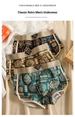 American Retro Ethnic Style Men's Underwear Men's Cotton Breathable Boxers Printed Boxer With A Boxer Top_desvips.com